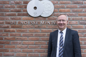 Kjell Wessel myntverksjef Det Norske Myntverket