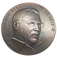 Tormod Hermansen medalje Det Norske Myntverket