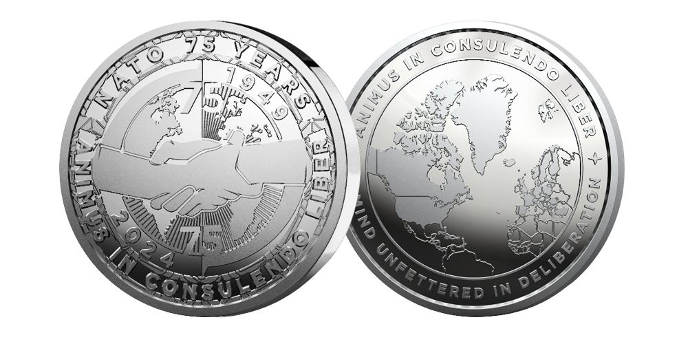 Myntverket lager NATO-jubileumsmedaljer